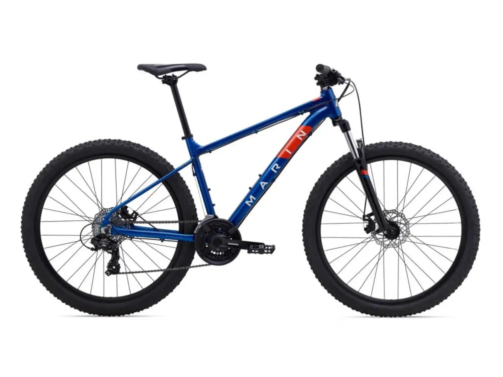 Marin Bolinas Ridge 1 29" Mountainbike Gloss Blau/Off-White/Roarange