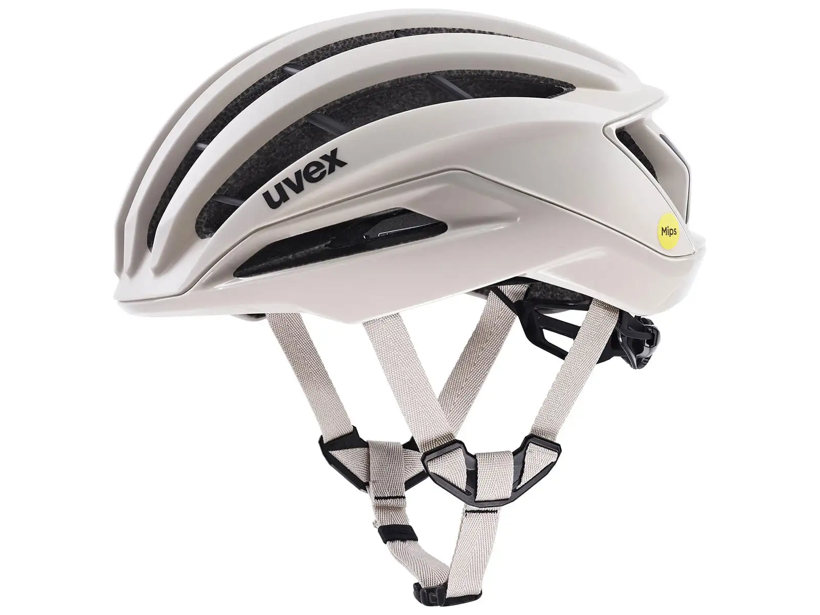 Uvex Surge Areo MIPS Rennradhelm Warm Grey Matt