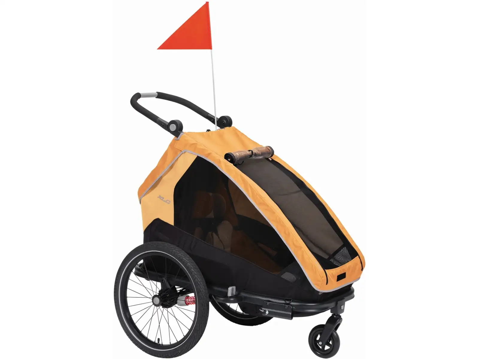 XLC MONOs BS-C09 Kinderanhänger 20" Ringelblume/Anthrazit