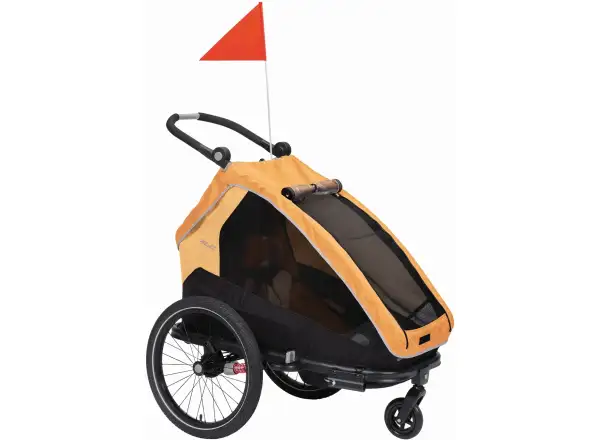 XLC MONOs BS-C09 Kinderanhänger 20" Ringelblume/Anthrazit