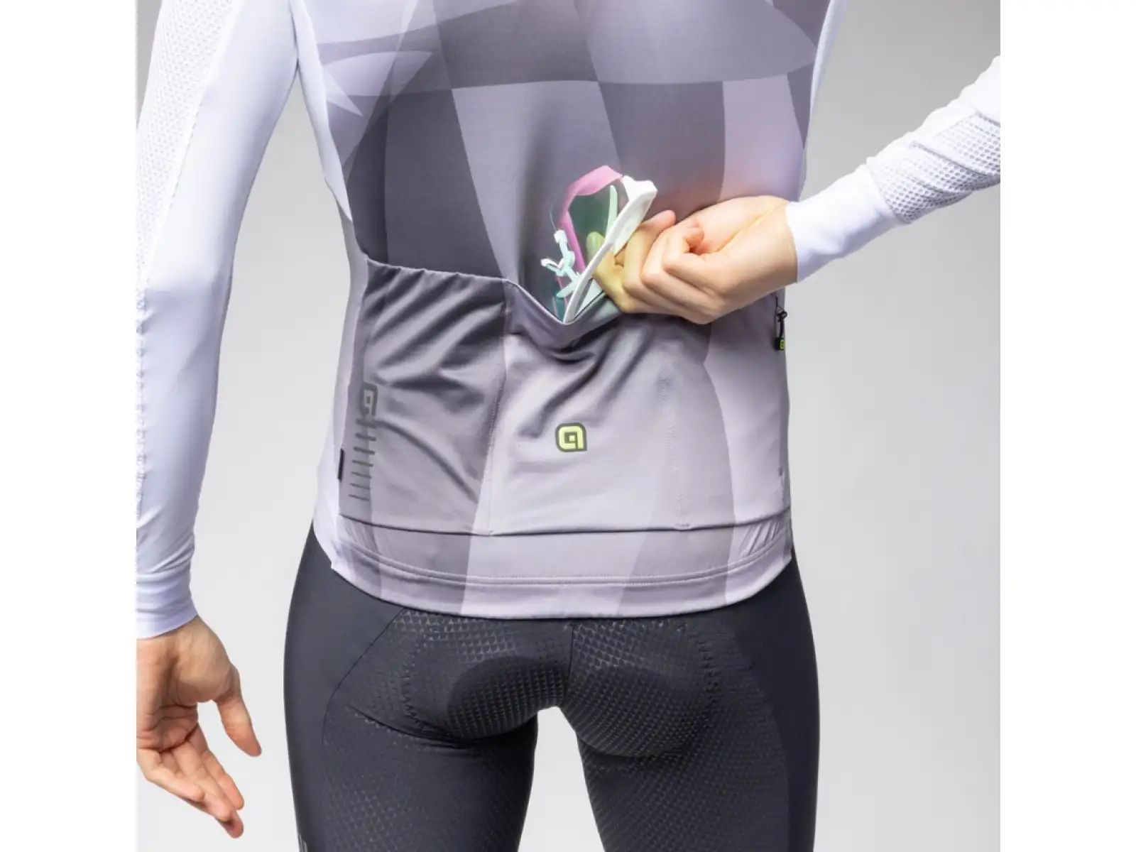 Alé R-EV1 Quick Herren Langarmtrikot weiß