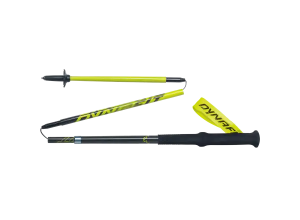 Dynafit Vert Pro faltbare Laufstöcke Black/Cactus