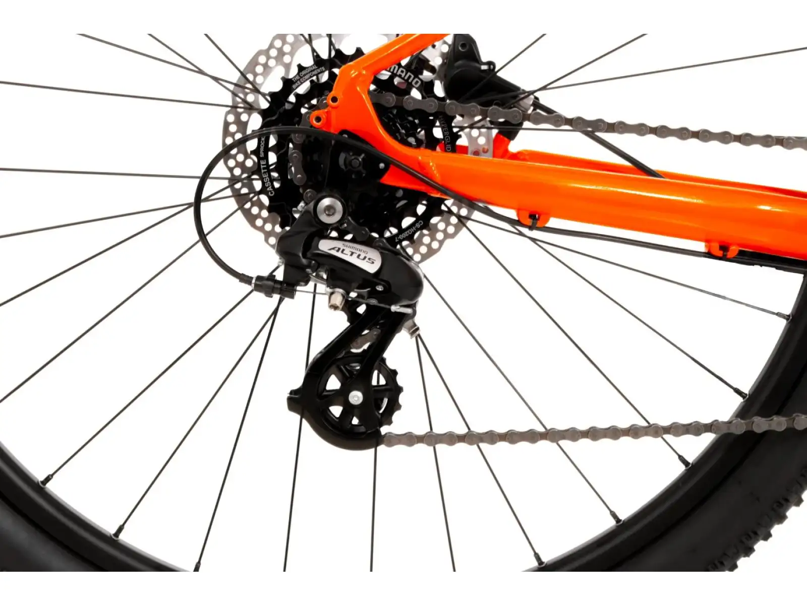 Rock Machine Blizz 10-29 gloss neon orange/dark red/black Mountainbike