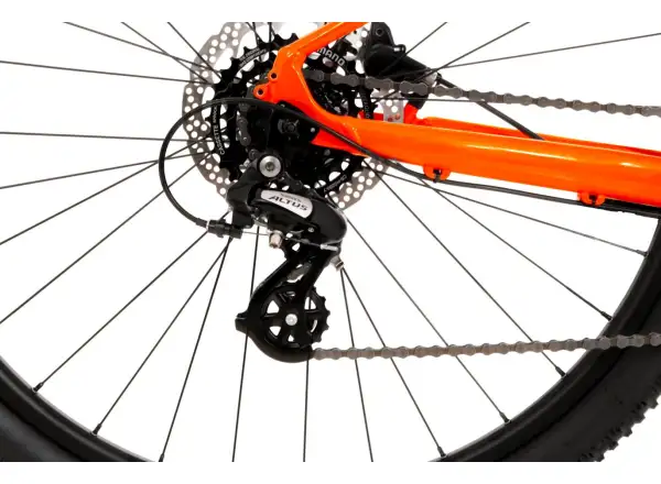 Rock Machine Blizz 10-29 gloss neon orange/dark red/black Mountainbike