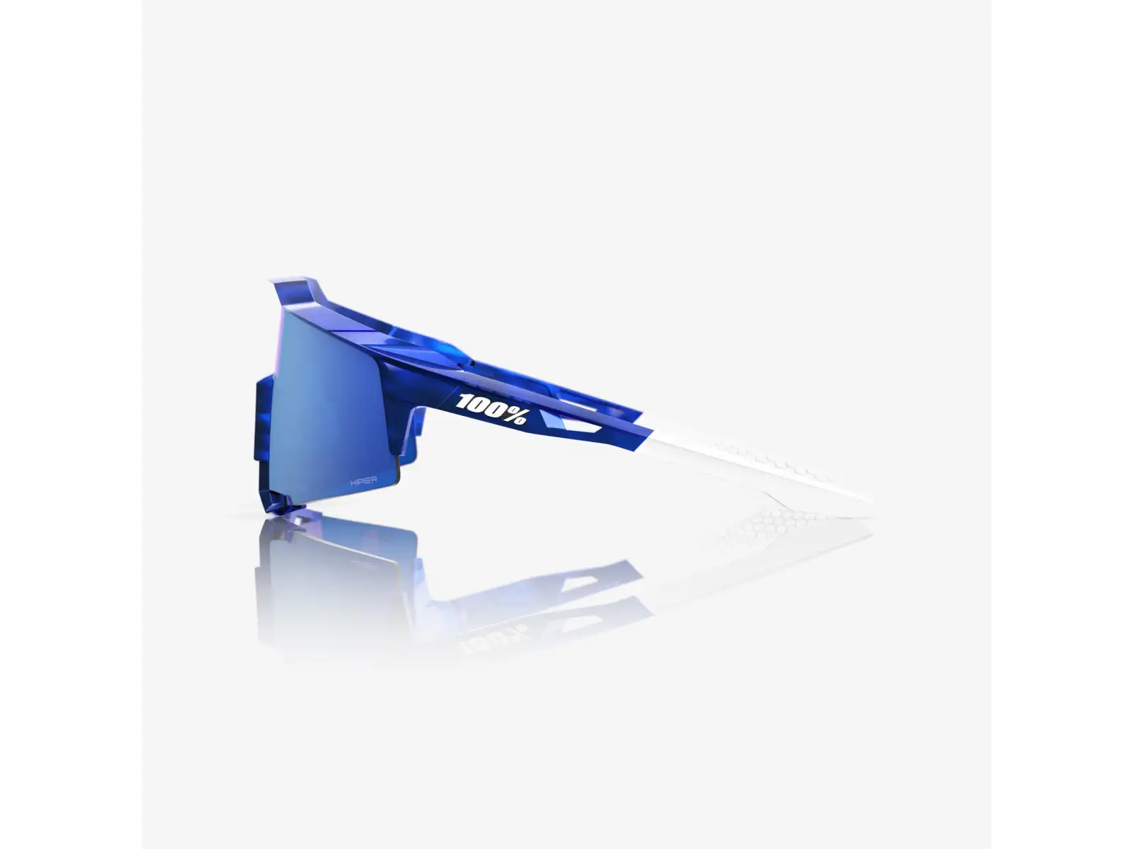 100% Speecraft Brille RBH Gloss Blue Holographic/HiPER Royal Blue Mirror Lens