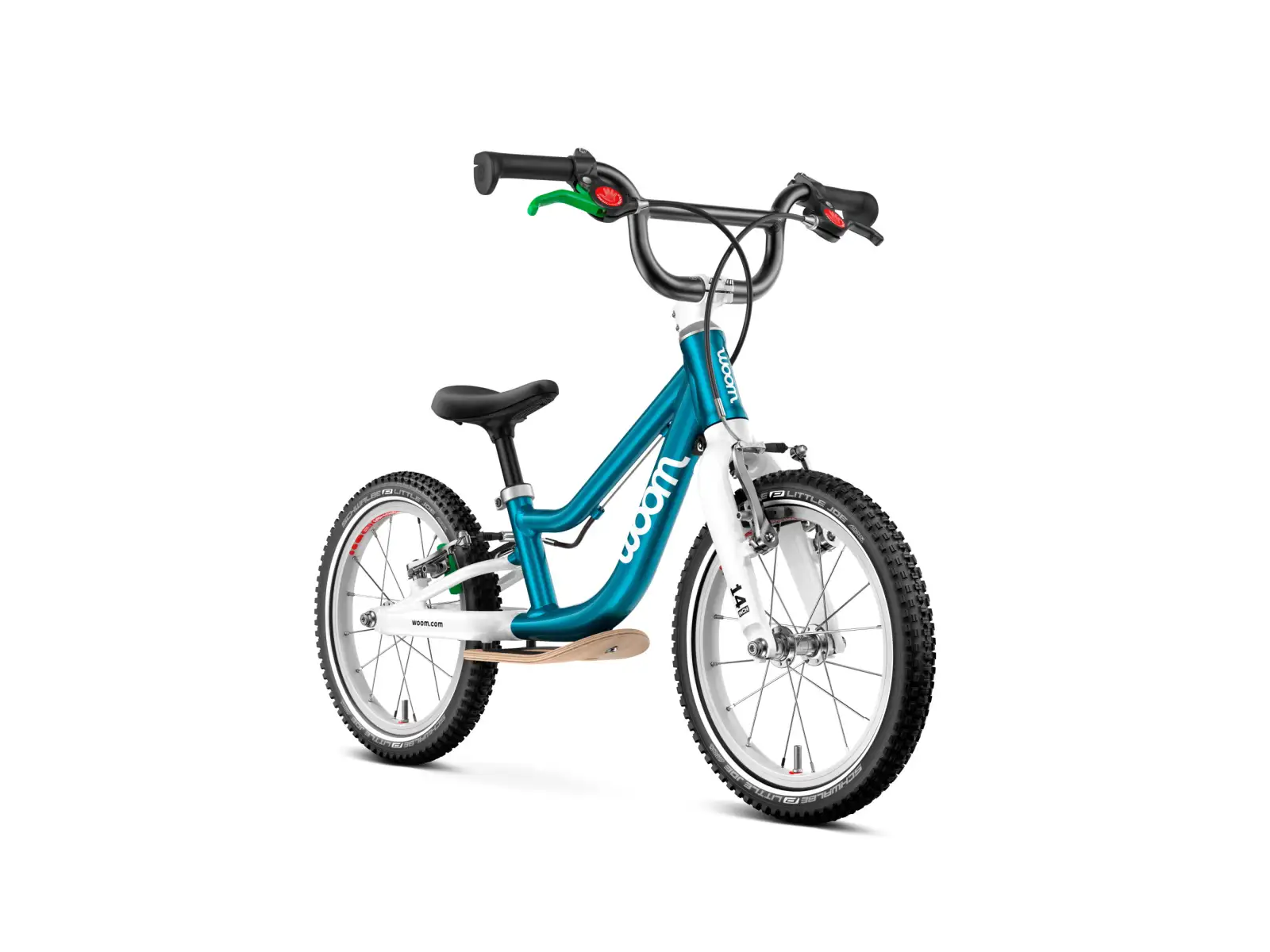 Woom GO 1 Plus Metallic Blue 14 Kinderlaufrad