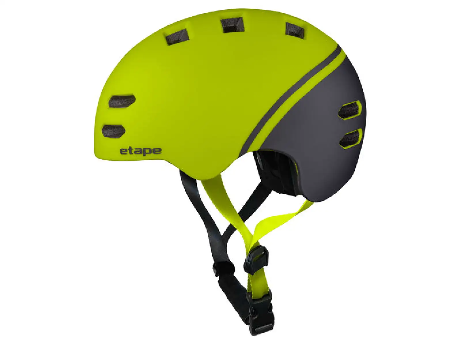 Etape Buddy Kinderhelm Limette/Anthrazit