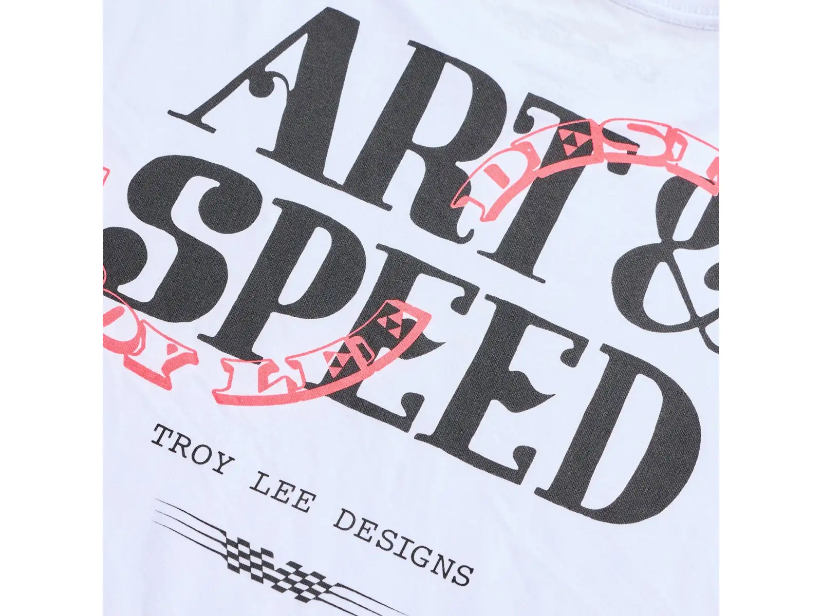 Troy Lee Designs Herren T-Shirt Pink Slips White