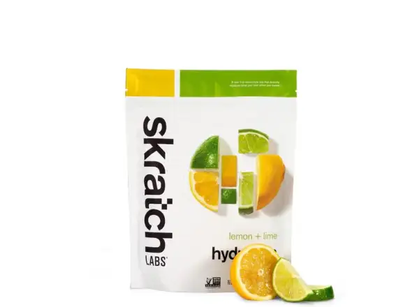 Skratch Labs Hydration Sport Drink Mix Ionisches Getränk 440 g Zitrone/Limette