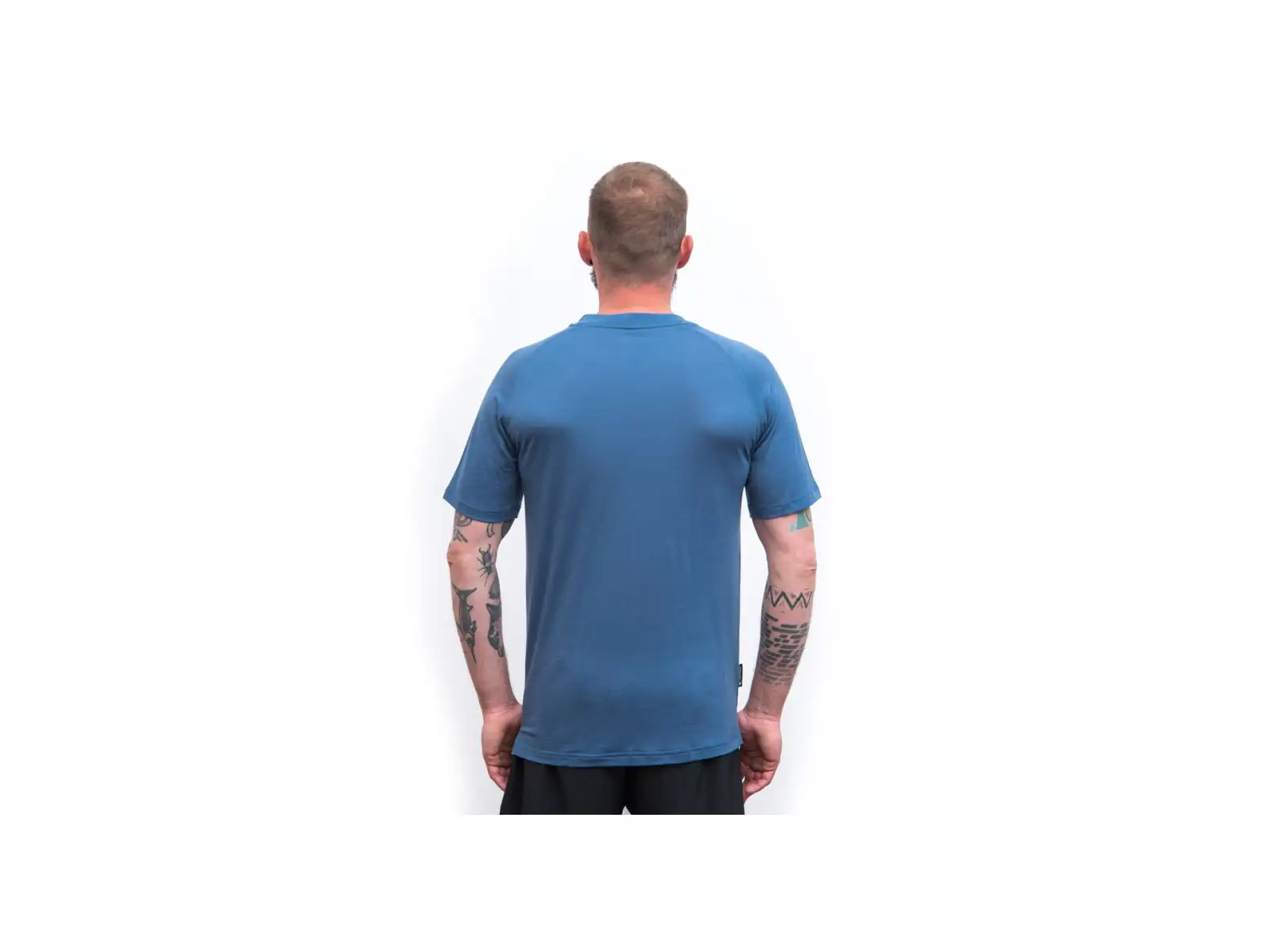 Sensor Merino Air Earth Herren T-Shirt Kurzarm Riviera Blue