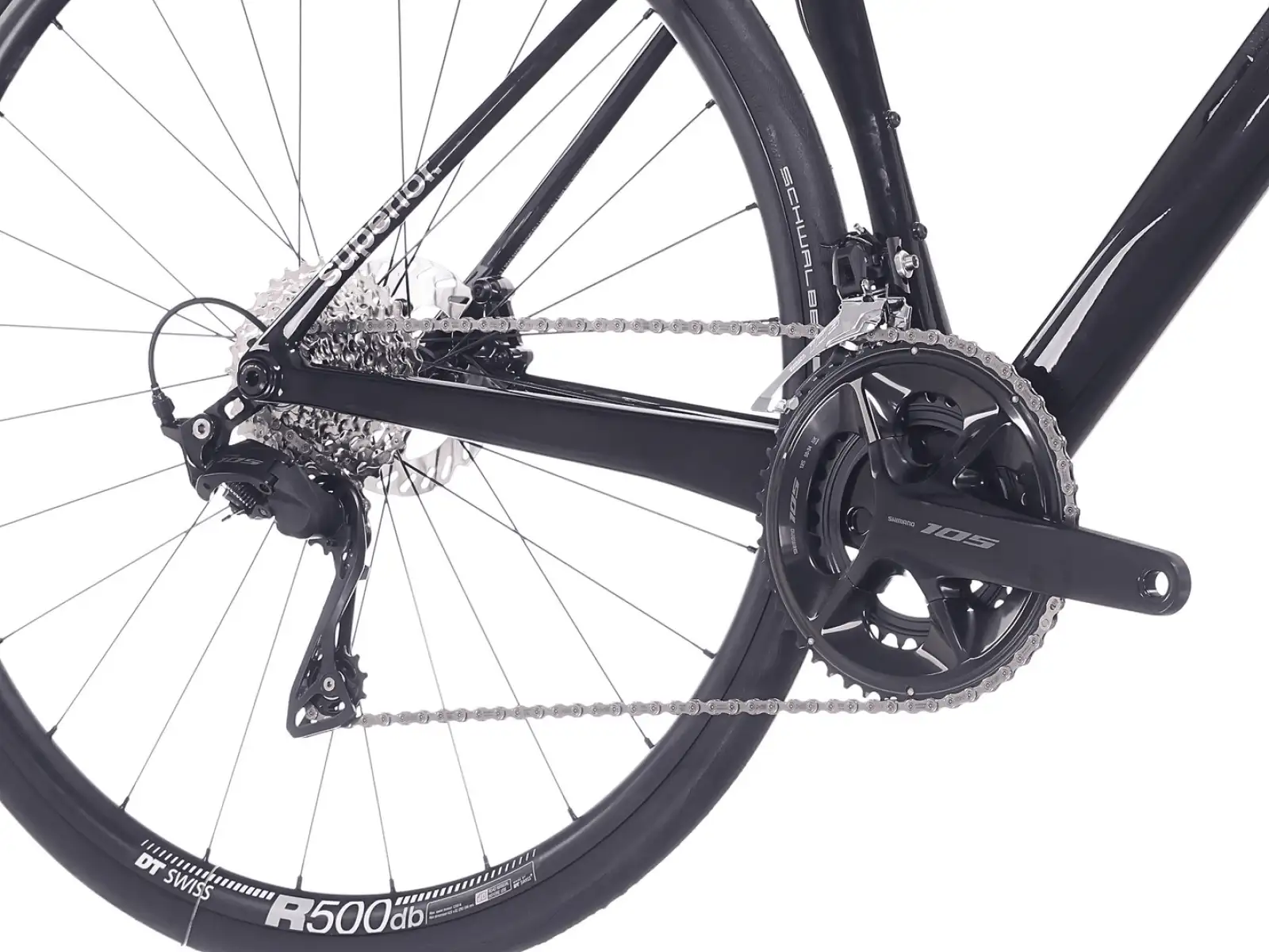 Superior XR 9.3 GF Rennrad Gloss Emerald Black / Carbon
