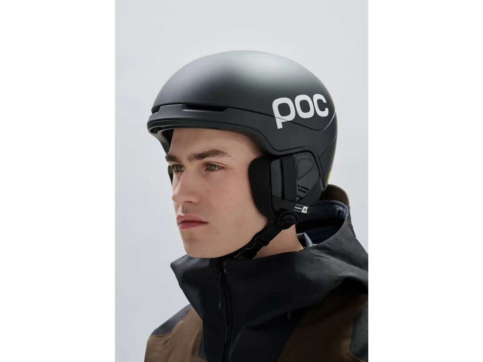 POC Obex Contour Communication Skihelm Sylvanite Grey Matt/Uranium Black Matt