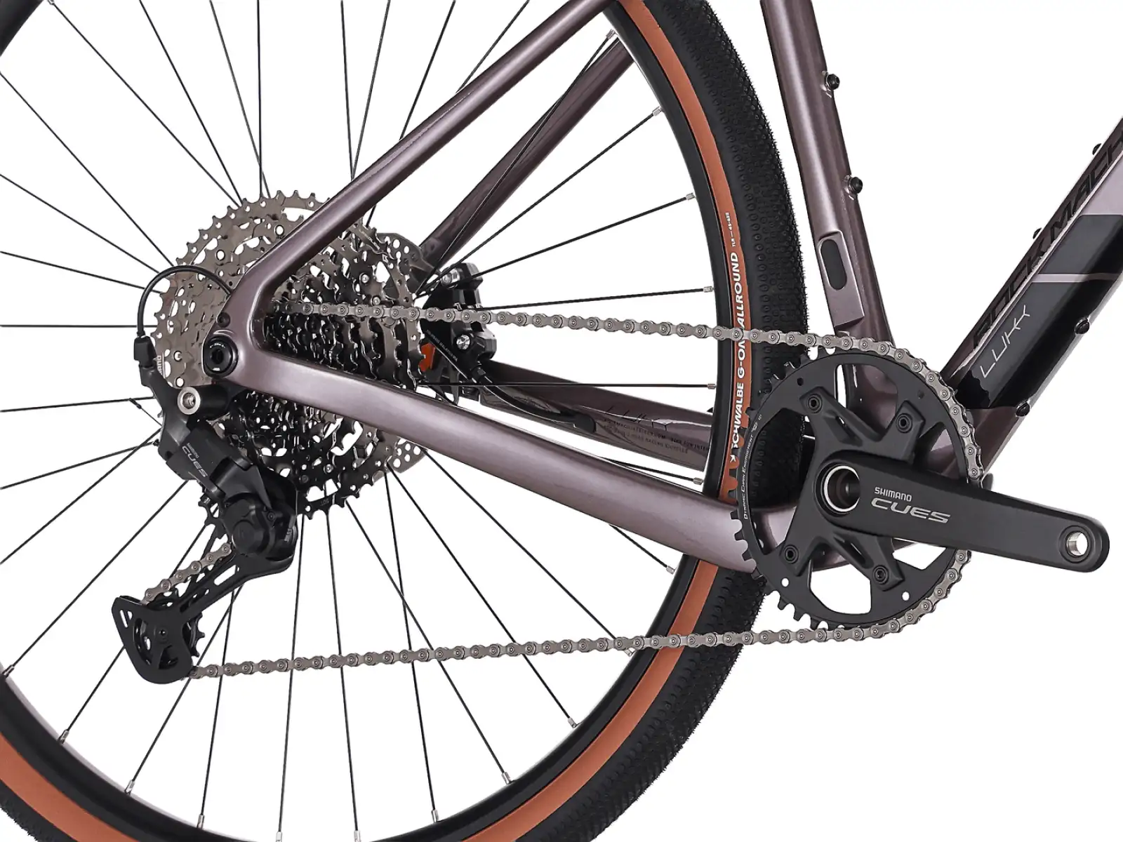 Rock Machine Lukk Cr 30 Gravel Rad Gloss Purple Garnet