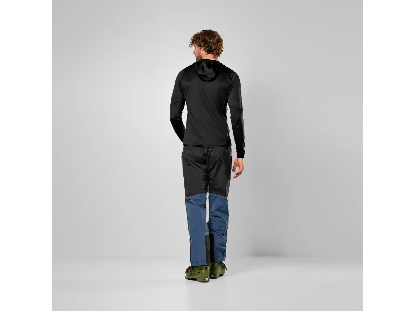 Salewa Sella Crevasse Hooded Herren-Sweatshirt Black Out