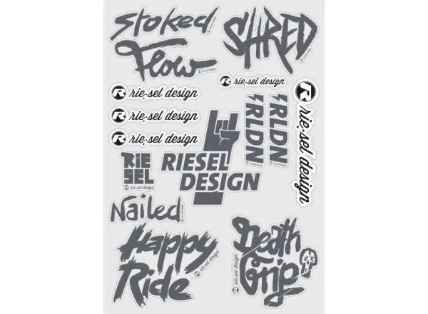 Rie:sel Design Aufkleber mono:chrome