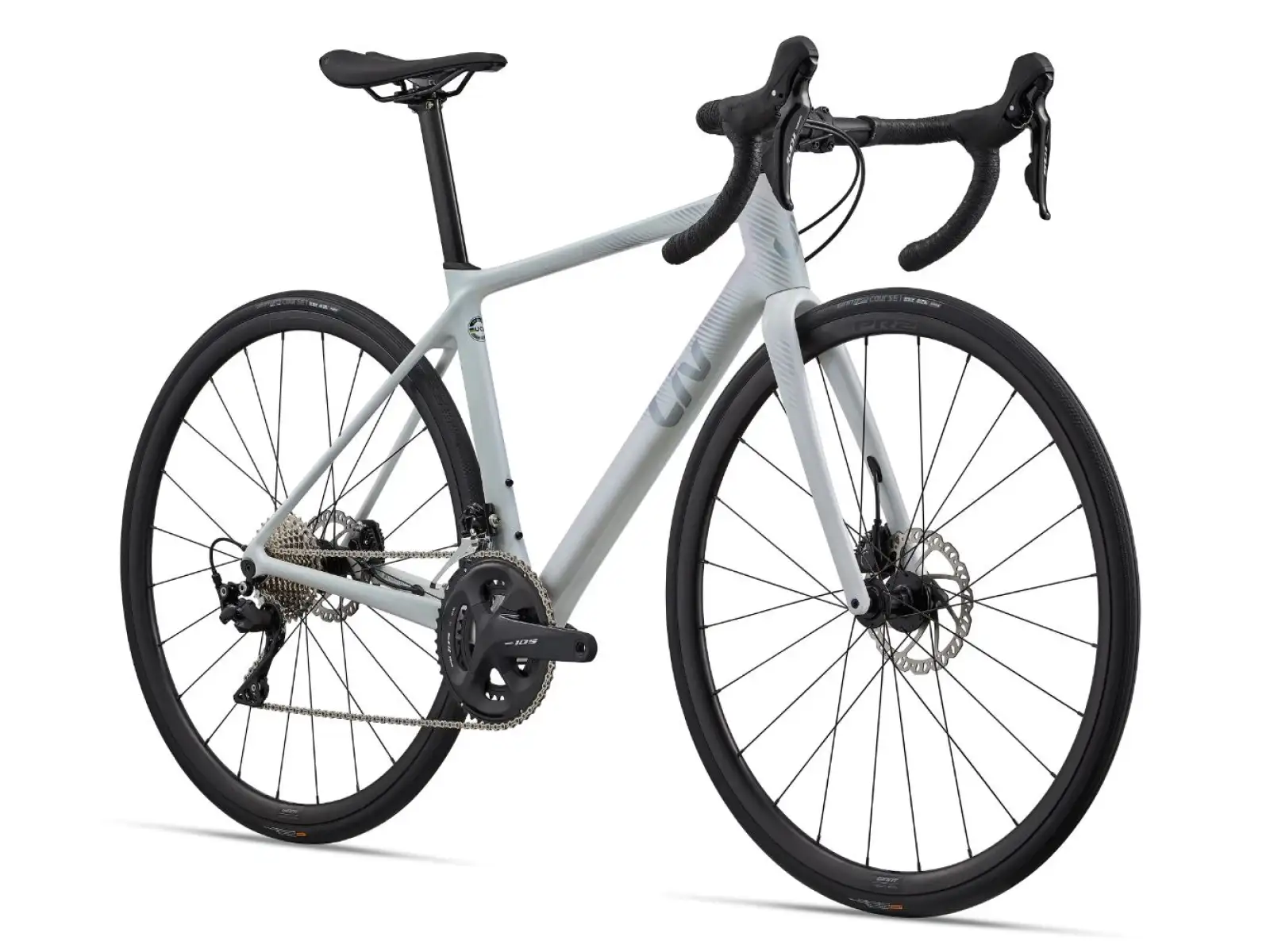 Liv Langma Advanced 2 Disc Rennrad Einhorn Weiß