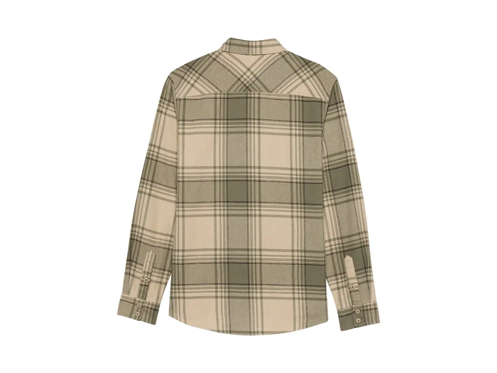 Fox Traildust Herren Flanellhemd Creme