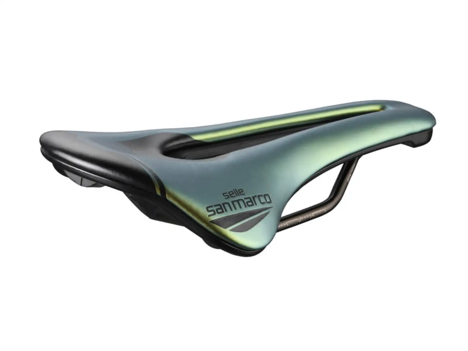 Selle San Marco Shortfit 2.0 Open-Fit Racing Narrow Sattel Iridescent Gold