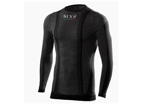 SIXS TS2 Funktions-T-Shirt Langarm Schwarz