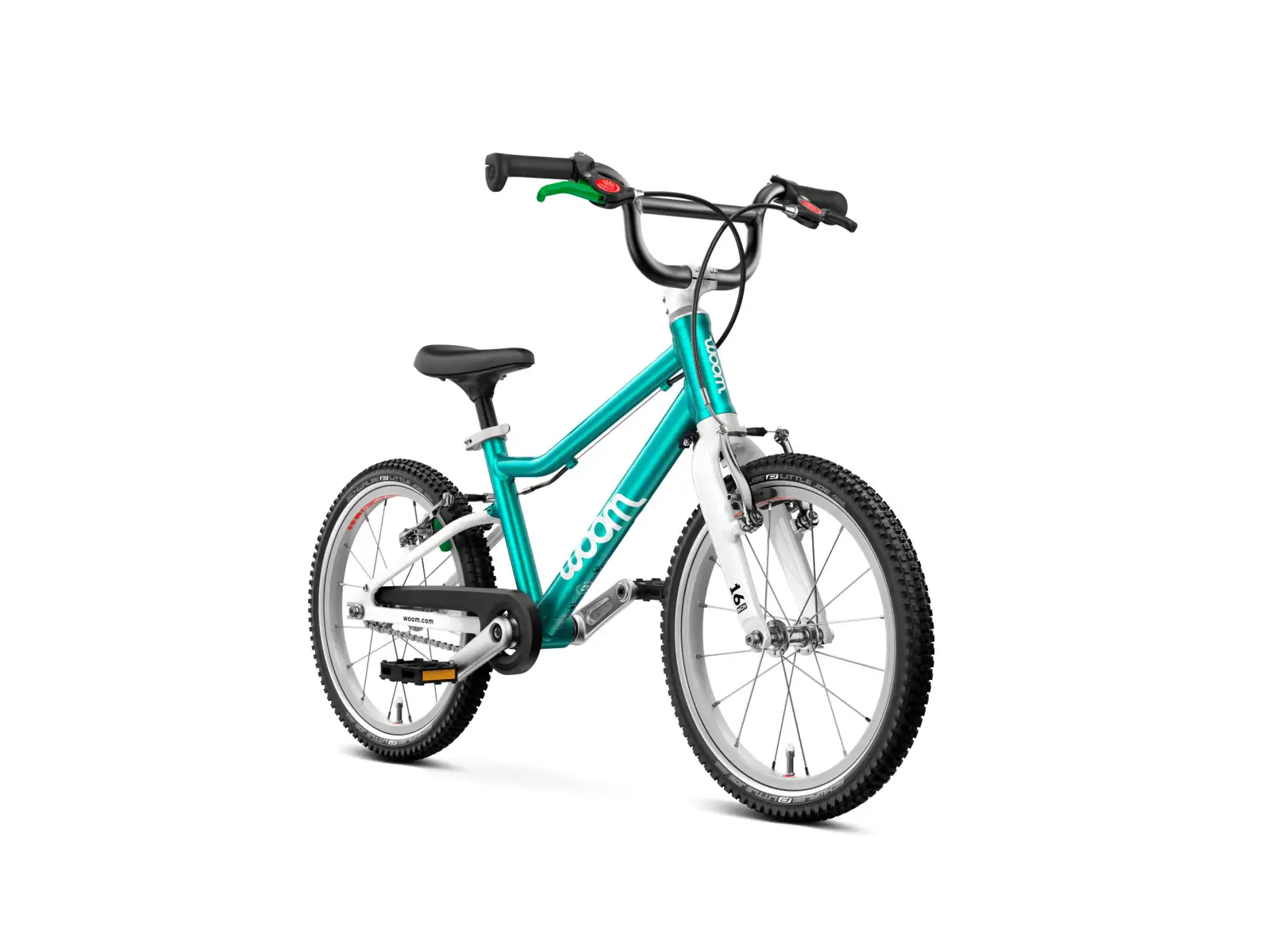 Woom GO 3 Metallic Turquoise 16 Kinderfahrrad