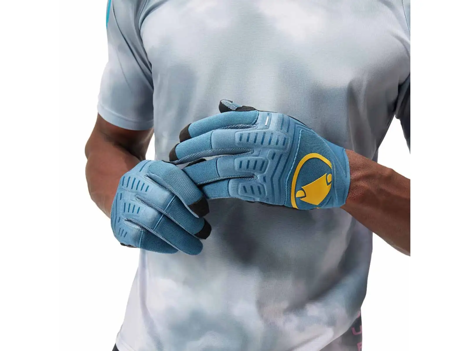 Endura SingleTrack II Handschuhe Blue Steel