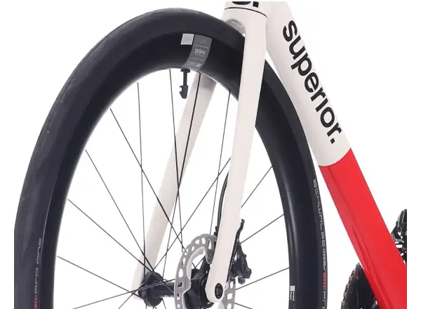 Superior RR 9.8 Fahrrad Rennrad Gloss Red / White