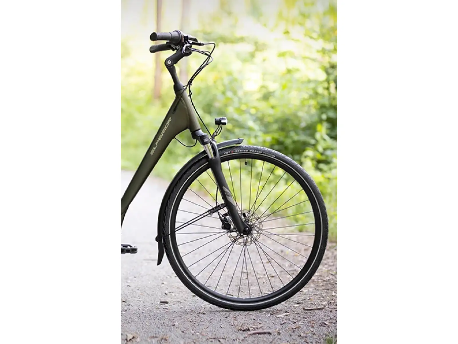 Superior SBC 200 Stadtelektrofahrrad Matte Dark Green