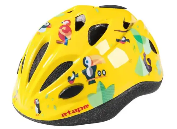 Etape Pony Kinder-Fahrradhelm gelb