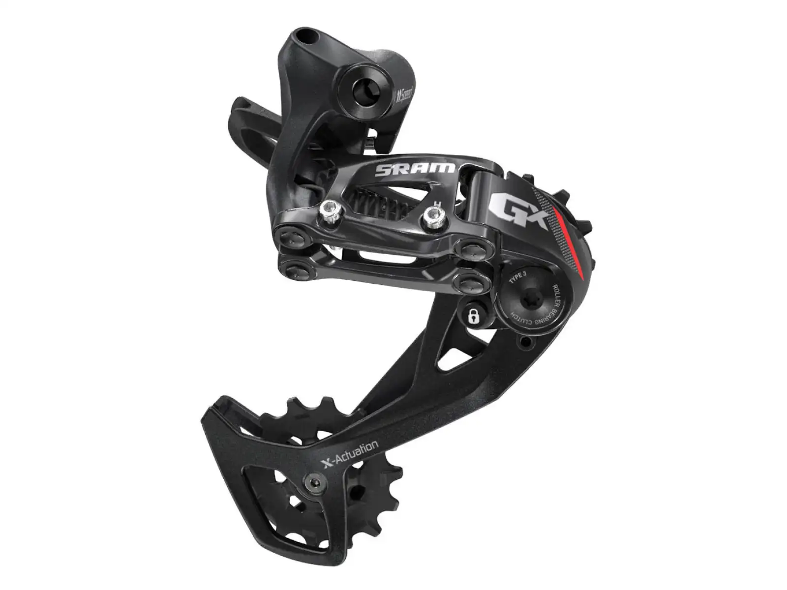 Sram GX 2×11-fach Schaltwerk Langer Käfig Schwarz