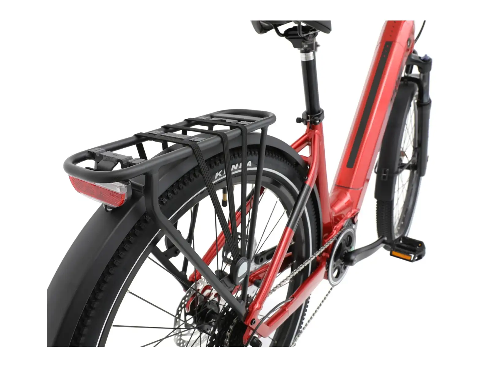 APACHE Rio Grande 3 MX 720 Wh Tiefeinsteiger E-Bike rot