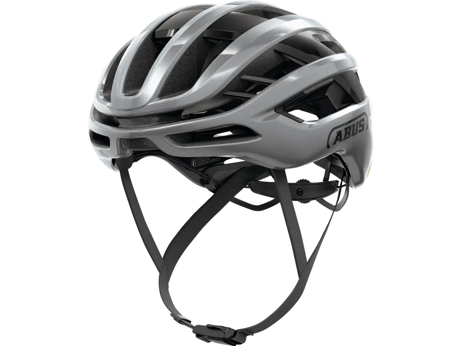 Abus AirBreaker 2.0 MIPS Rennradhelm Graphite Silver