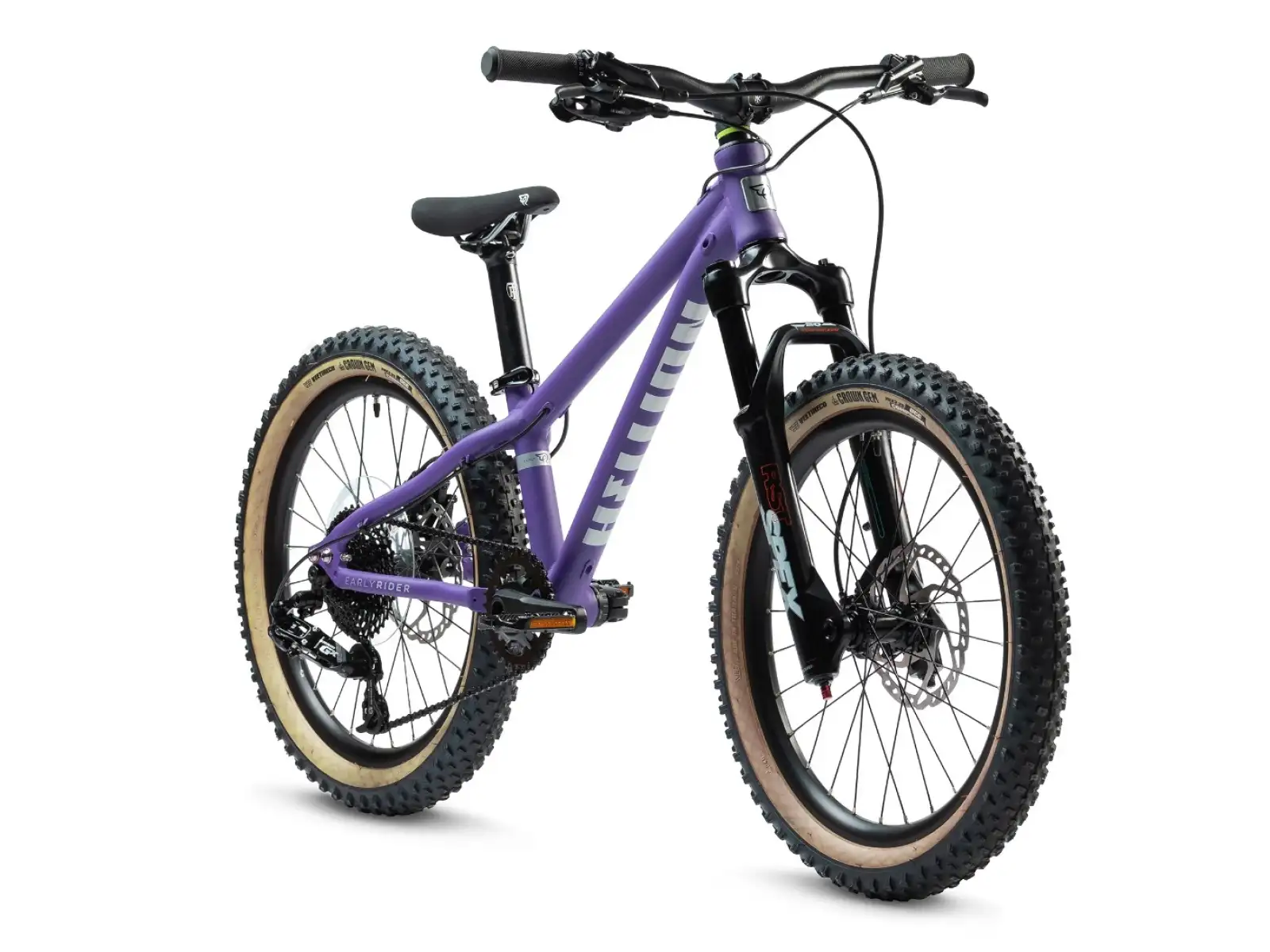 Early Rider Hellion 20 Kinderfahrrad in Electric Purple.
