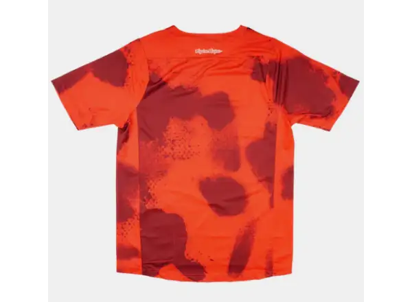 Troy Lee Designs Skyline Flared Kindertrikot Kurzarm Fiery Red