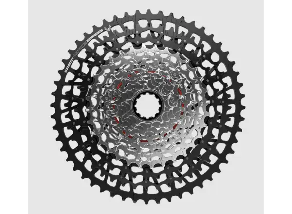 Sram XS-1275 T-Type Eagle 12-Gang-Kassette mit 10-52 Zähnen in Schwarz.