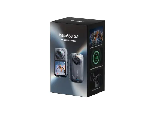 Insta360 X6 Action-Kamera Standard Bundle Black