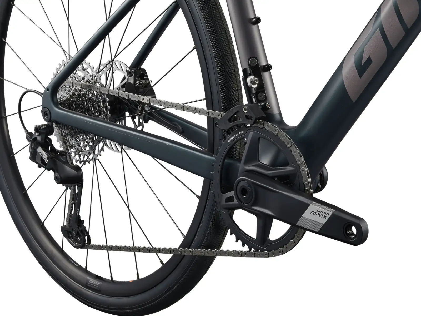 Giant FastRoad AR Advanced 1 Rennrad Asphalt Green