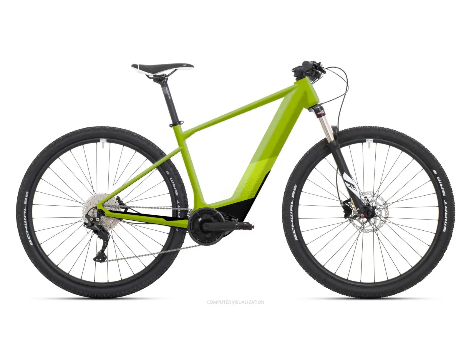 Superior eXC 7039 B Matte Lime Metatllic Mountain E-Bike