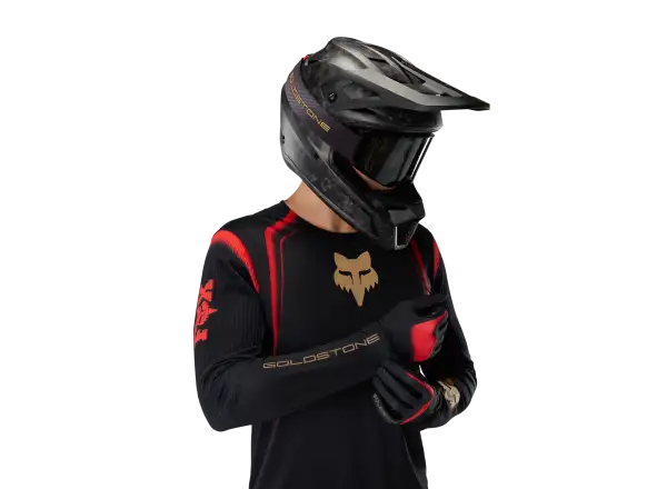 Fox Flexair Ls Jersey Goldstone Se Herrentrikot Black
