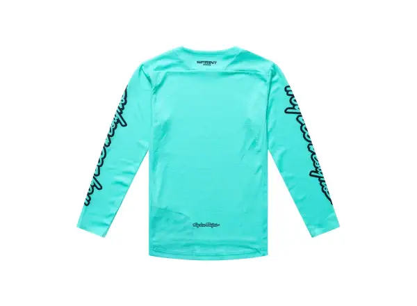 Troy Lee Designs Youth Sprint Pro Kindertrikot Langarm Mono Real Teal