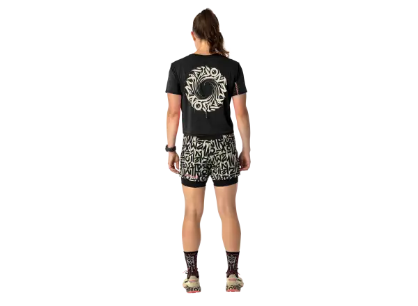Dynafit Trail Damen Laufshirt kurze Ärmel Black Out