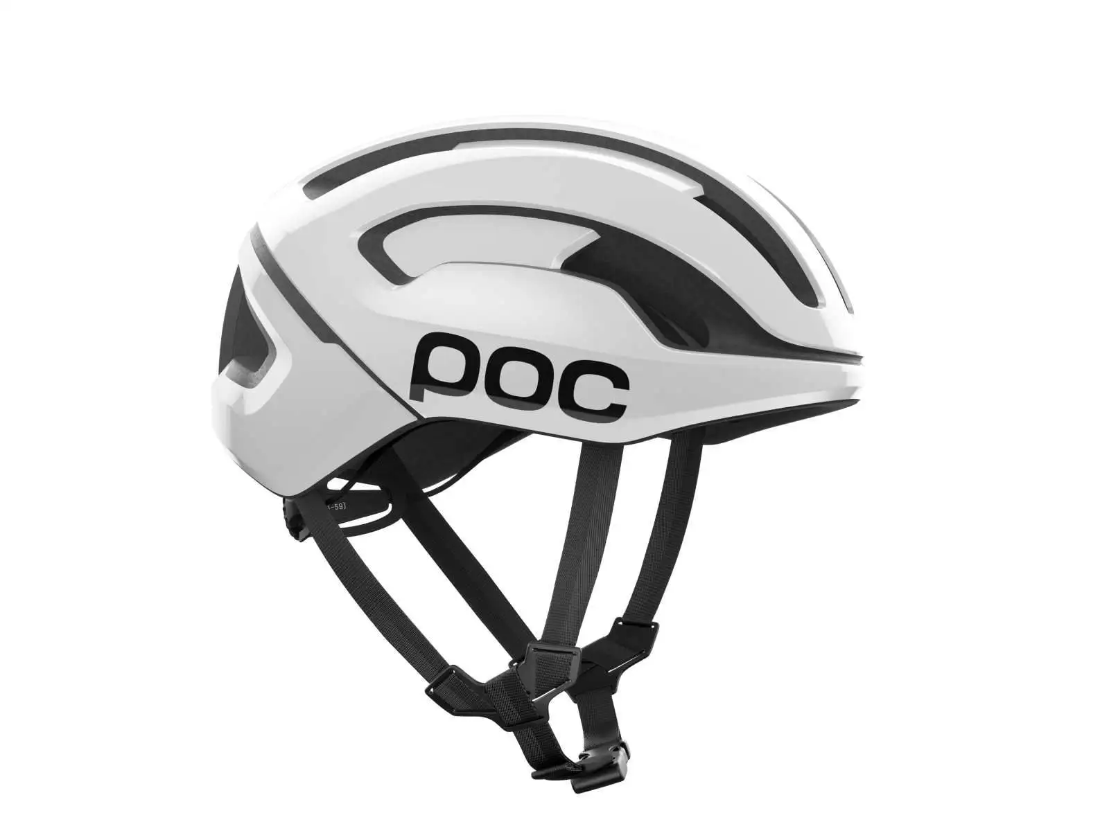 POC Omne Air MIPS Helm Hydrogen White/Uranium Black Matt/Logo