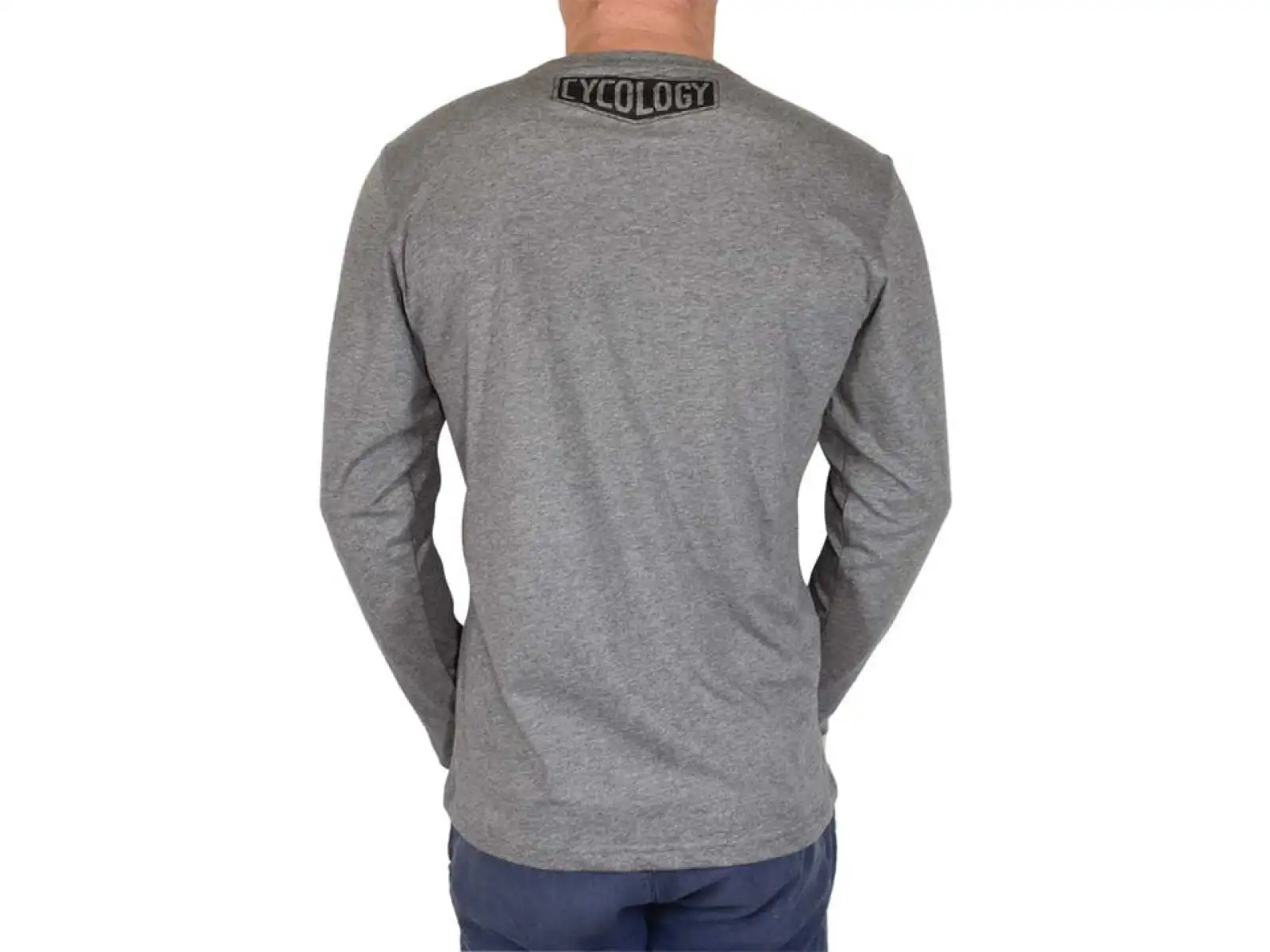 Cycology Road Trip Herren Langarmshirt Grau, Größe M