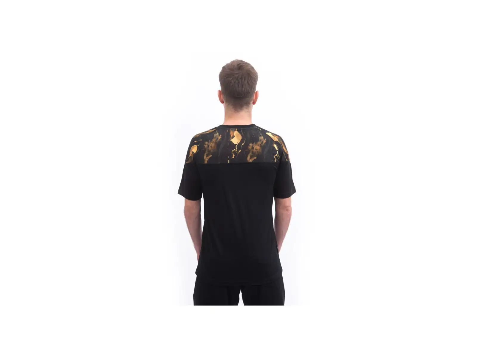 Sensor Merino Impress Herren T-Shirt kurzärmlig schwarz/Cosmos