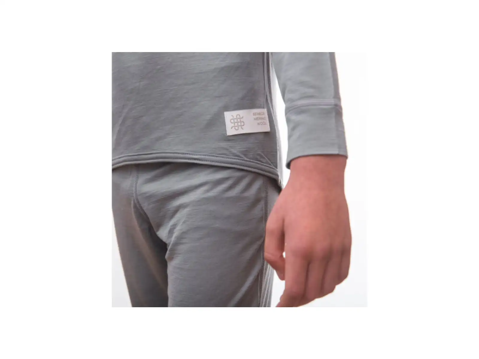 Sensor Merino Active Set Junioren langärmeliges Shirt + Hose grau
