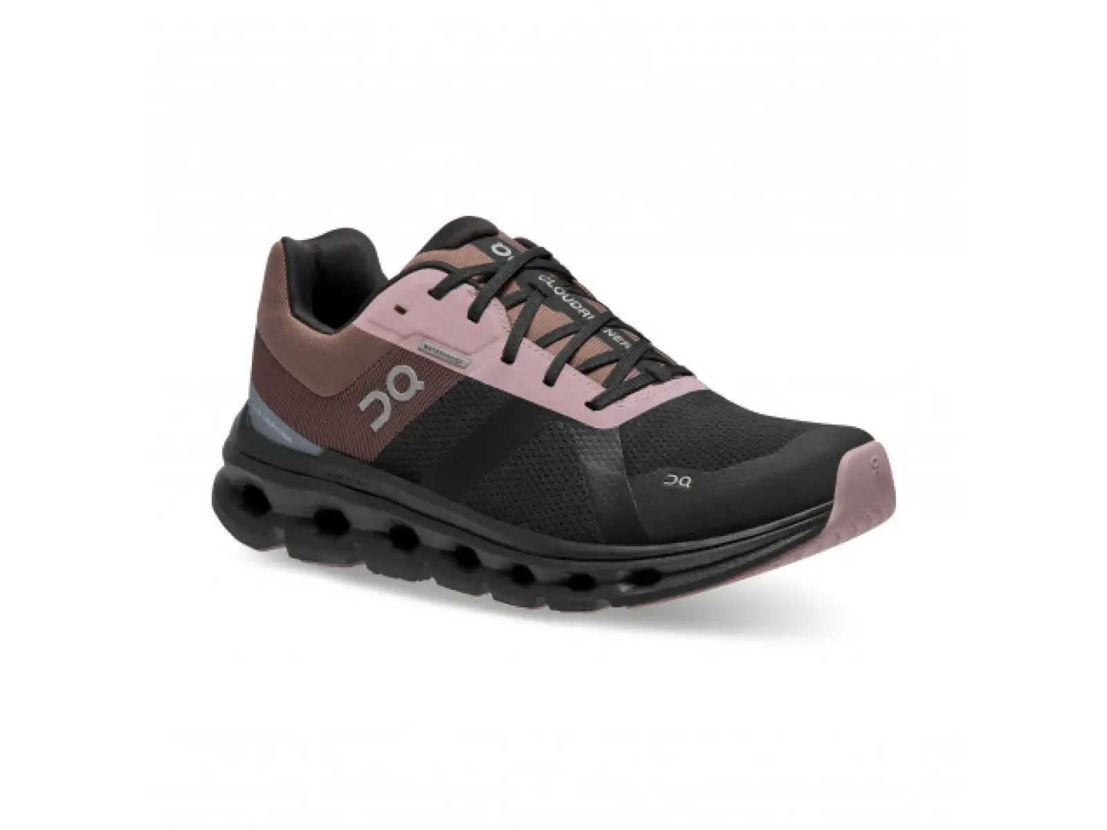 On Cloudrunner Waterproof Damen Laufschuhe Schwarz/Weinrot