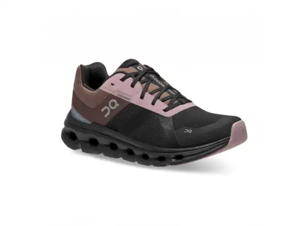 On Cloudrunner Waterproof Damen Laufschuhe Schwarz/Weinrot