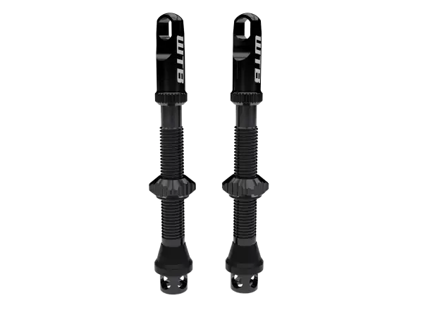 WTB TCS AL Max-Flow Presta Ventile für schlauchlos 55 mm schwarz 2 Stk.