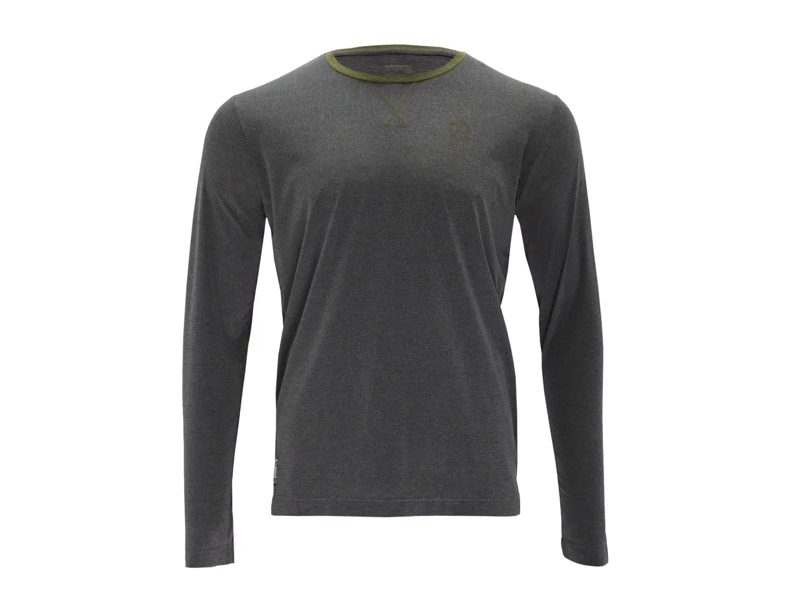Silvini Casalo Herren Langarmshirt Charcoal/Olive