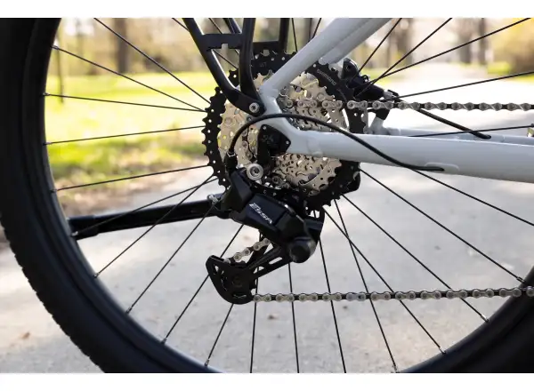 Rock Machine eRokk B70T Elektrofahrrad mit tiefem Einstieg – Matte Limerock Grey