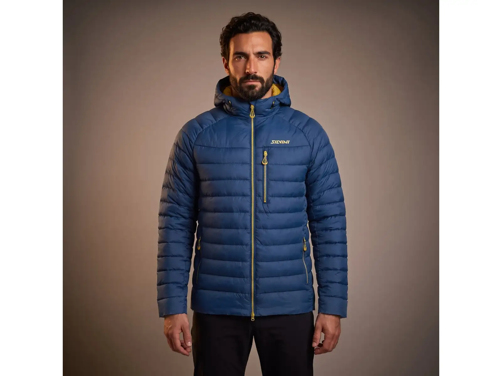Silvini Piuro Herrenjacke Navy/Brown
